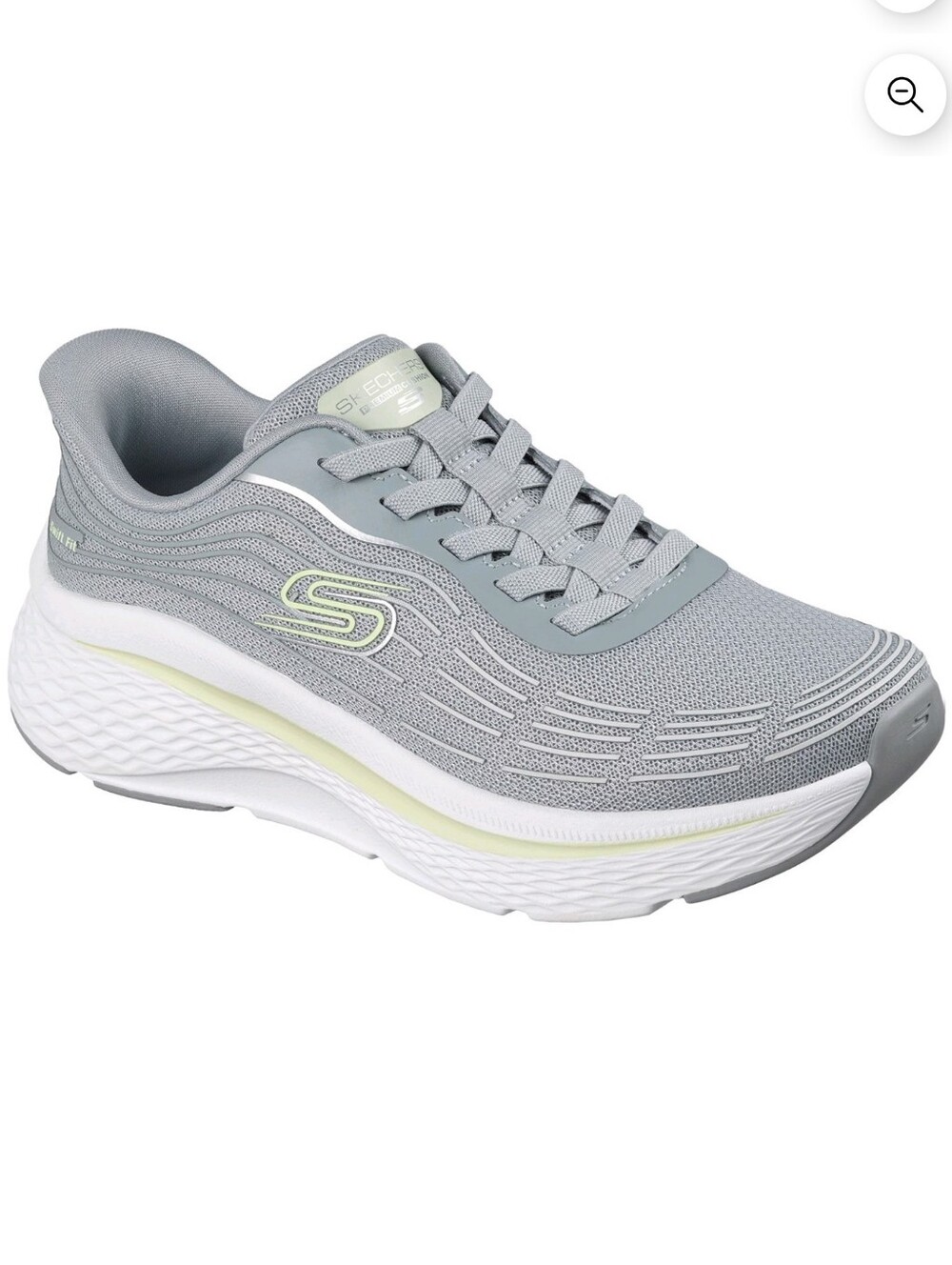Skechers Women’s Gray and Pale Yellow Athletic Sneaker